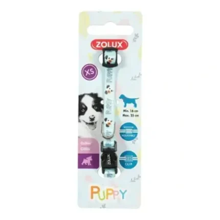 Zolux Collar For Puppies Mascot 8 Mm - Blue