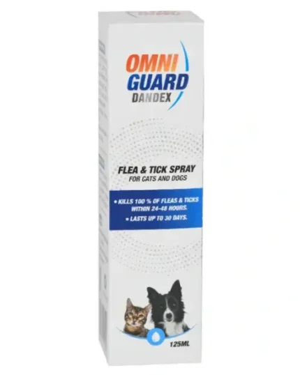 OMNI GUARD FLEA AND TICK SPRAY 125 ml