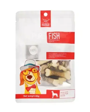Nunbell Treats Pure with Fish 85gm